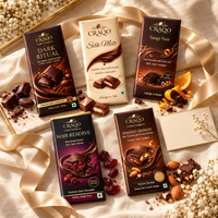 CRAQO Signature Assortment | Premium Chocolate Collection | 5 Bars X 75g